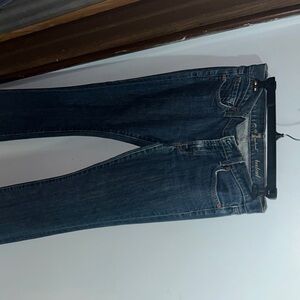 7 For All Mankind Blue Boot Cut Jeans Premium Denim